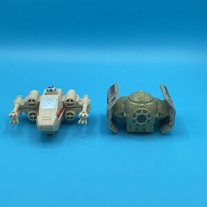 Vintage Star Wars X-Wing,Tie-T-Fighter Burger King Toy 2005 Collectables